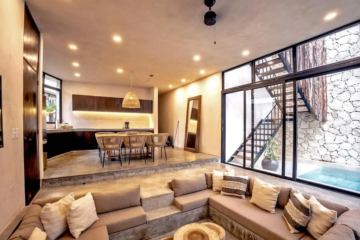 Villa 2 Bohemian Bliss Villas-2 Pv Pool-Concierge 1A-1B Tulum